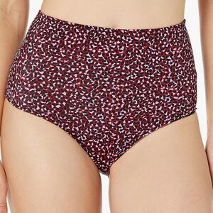 Amazon Essentials Red and purple fun Print Bikini Bottom